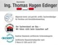Baumeister 
Ing. Thomas Hagen Edinger